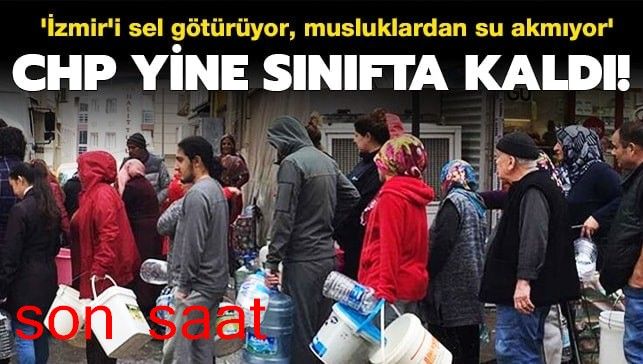 CHP vatandaşa hizmette yine sınıfta kaldı!