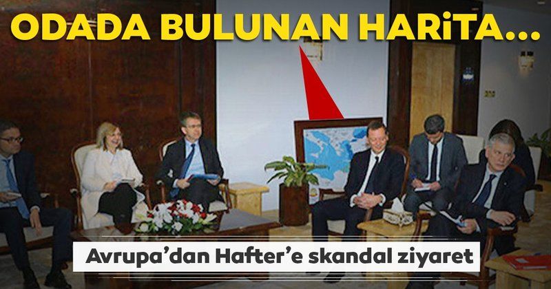 Avrupa’dan Hafter’e skandal ziyaret