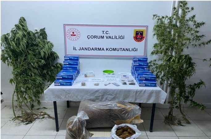 Jandarma’dan uyuşturucu operasyonu: 4 gözaltı