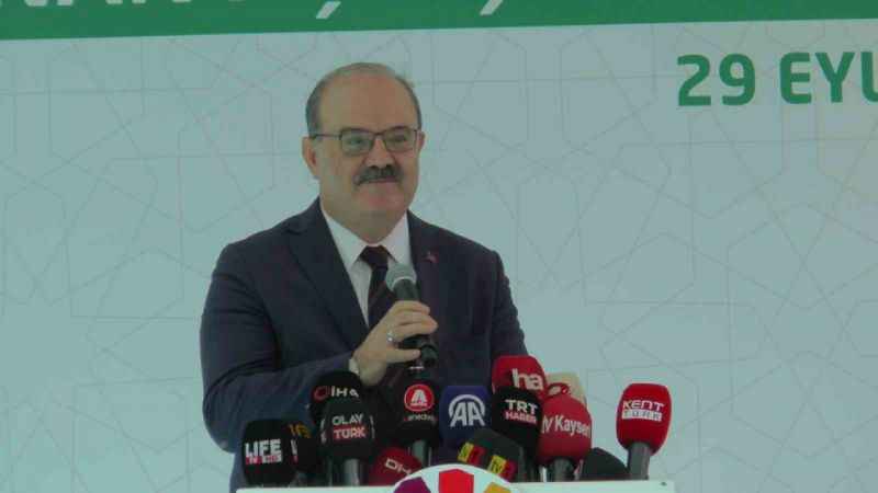 Bakan Özhaseki: “Dünyada Türkiye Cumhuriyeti ismi geçtiği zaman başımızın dik olduğu bir dönem başlamıştır”