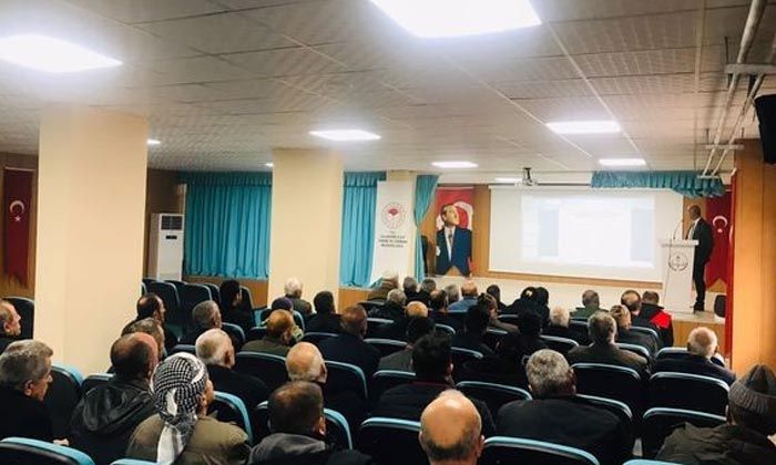Uludere’de çiftçilere yönelik bilgilendirme toplantısı yapıldı