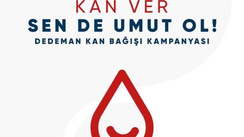 Dedeman, kan bağışı kampanyası düzenliyor