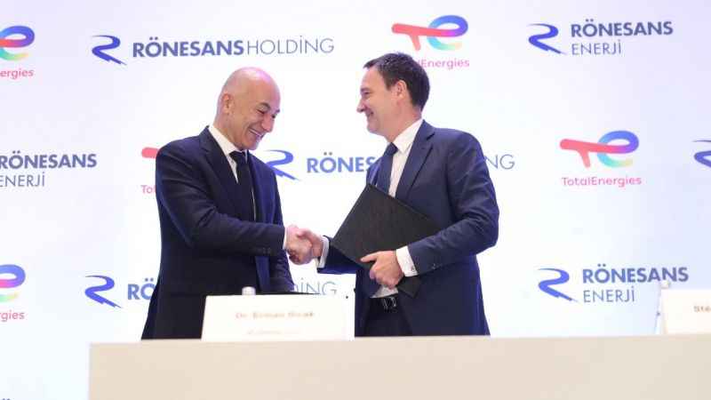 TotalEnergies, Rönesans Holding’in iştiraki Rönesans Enerji’ye yüzde 50 ortak oldu TotalEnergies, Rönesans Holding’in iştiraki Rönesans Enerji’ye yüzde 50 ortak oldu