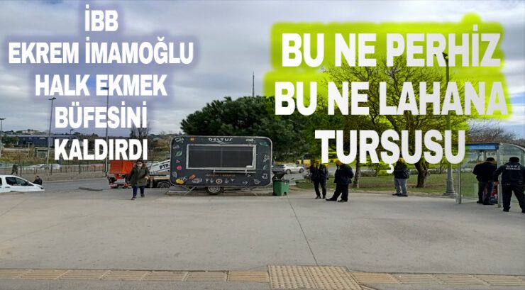 İmamoğlu Halk Ekmek Büfesini Kaldırdı
