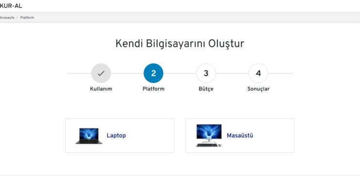 Kimseye İhtiyacınız olmadan size en uygun bilgisayarı bulun !