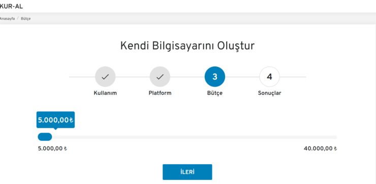 Kimseye İhtiyacınız olmadan size en uygun bilgisayarı bulun !