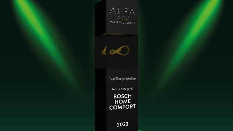 Bosch Home Comfort’a Yılın Tüketici Markası ödülü