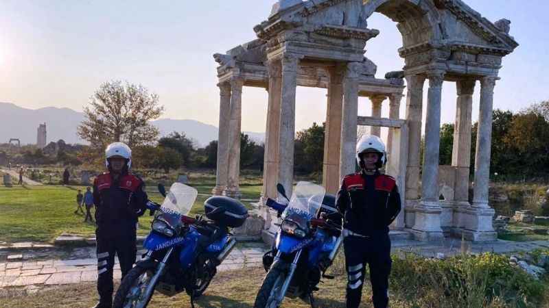 Antik kentler jandarma korumasında