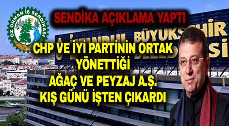 İBB ‘DEN İŞÇİ KIYIMI…