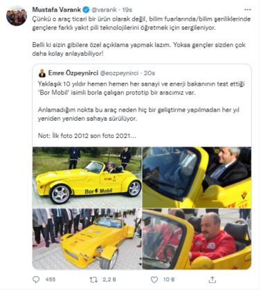 Bakanı Kızdıran Twit