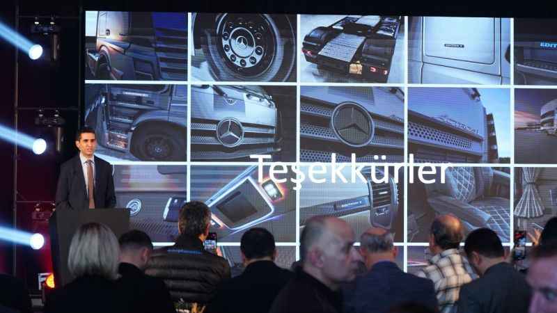 400 adet üretilen Actros L Edition 3 ilk kez Türkiye yollarında 400 adet üretilen Actros L Edition 3 ilk kez Türkiye yollarında