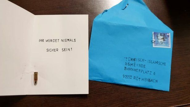 Almanya’da camiye tehdit mektubu!.