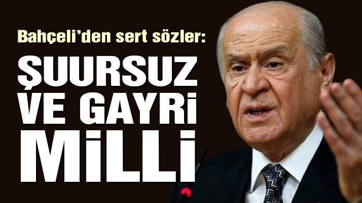 Bahçeli’den ‘Kanal İstanbul’ açıklaması