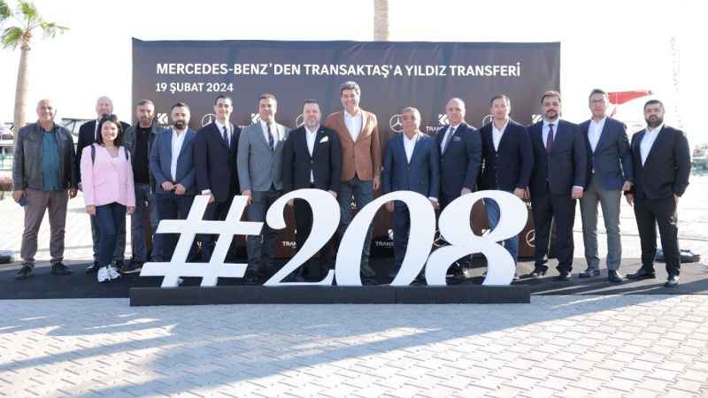 Transaktaş Global Lojistik, araç filosunu 208 adet Mercedes-Benz Actros Çekici ile genişletti