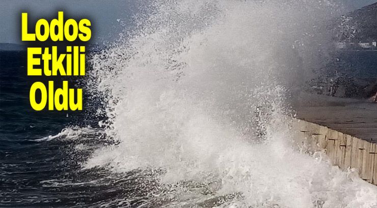 Lodos Teknelere Zor Anlar Yaşattı