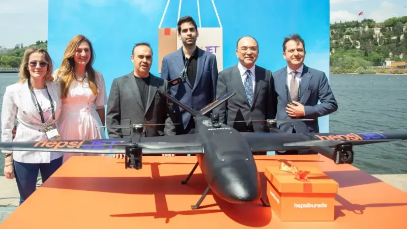 Hepsiburada, drone ile teslimatı test ediyor Hepsiburada, drone ile teslimatı test ediyor
