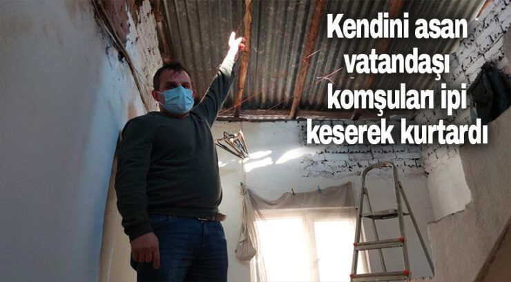 İpi keserek kurtardılar