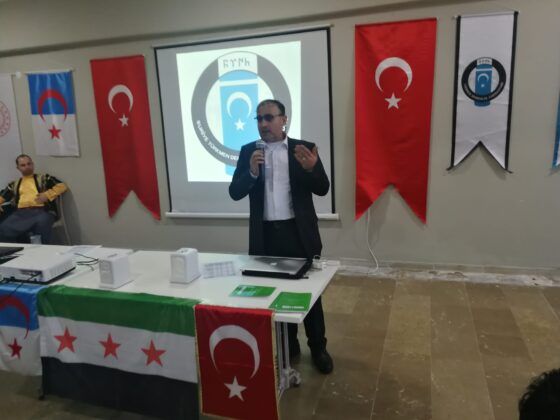 Türkmen kampına siyasi ve askeri cenahtan ziyaret