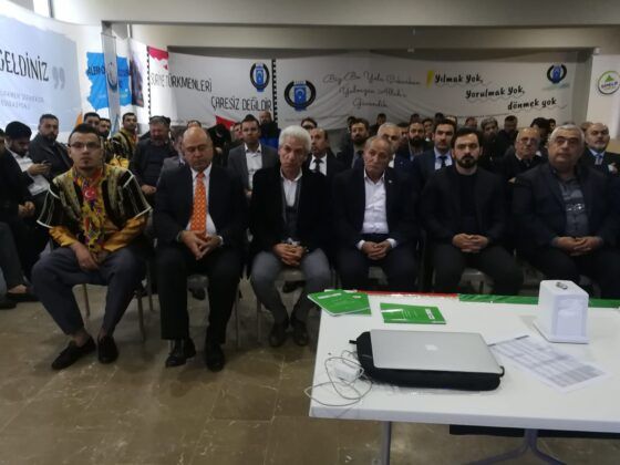 Türkmen kampına siyasi ve askeri cenahtan ziyaret