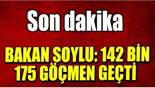 142 BİN 175 GÖÇMEN 142 BİN 175 GÖÇMEN
