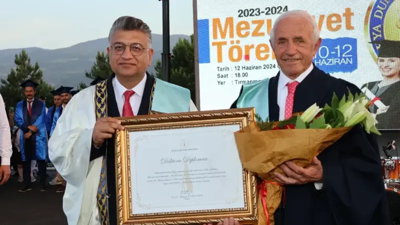 NG Kurucu Başkanı Nafi Güral’a fahri doktora ünvanı verildi