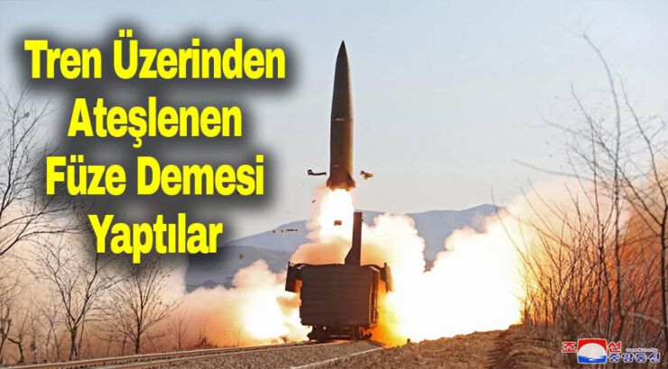 Tren Yolundan Füze Denemesi