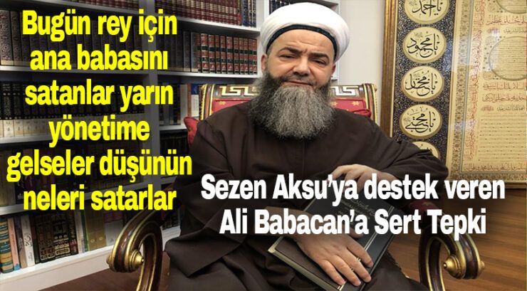 Ali Babacan’a tepki gösterdi