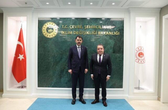 Bakan Kurum, Başkan Böcek’i ağırladı