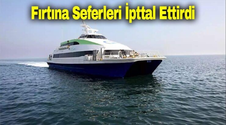 Seferler iptal edildi Seferler iptal edildi