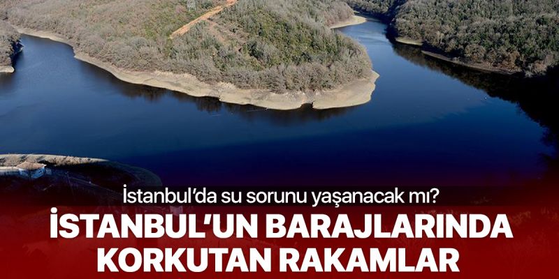 İstanbul’un barajlarında korkutan rakamlar