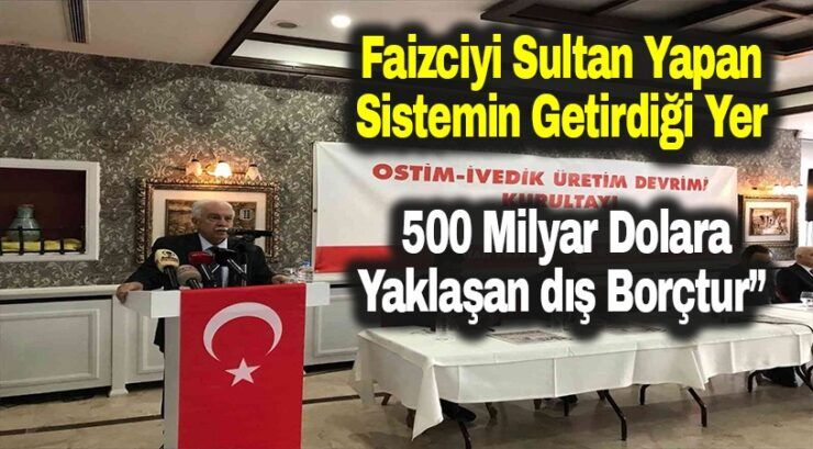 Doğu Perinçek’ten faiz tepkisi