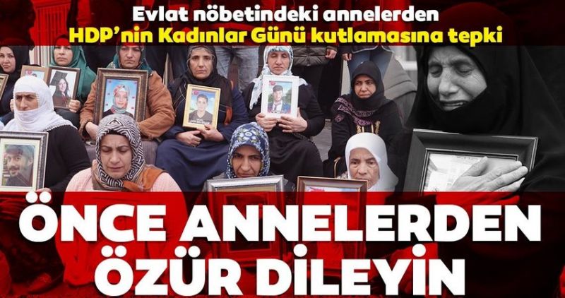 Önce annelerden özür dileyin