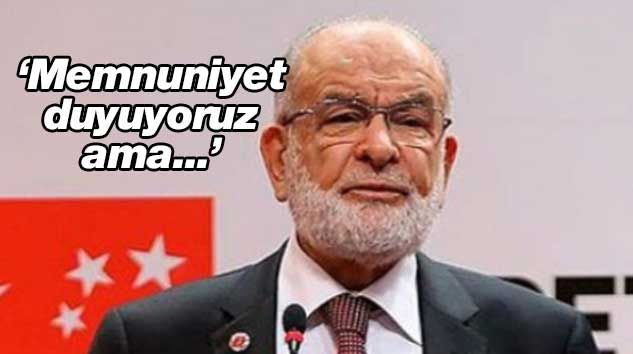 Karamollaoğlu’ndan memnuniyet açıklaması