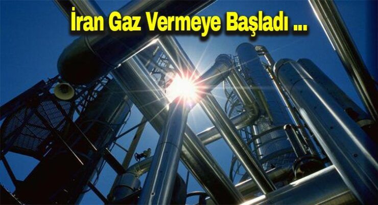 İran gaz vermeye başladı