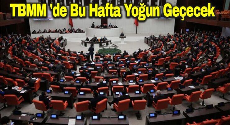 TBMM ‘de bu hafta yoğun geçecek