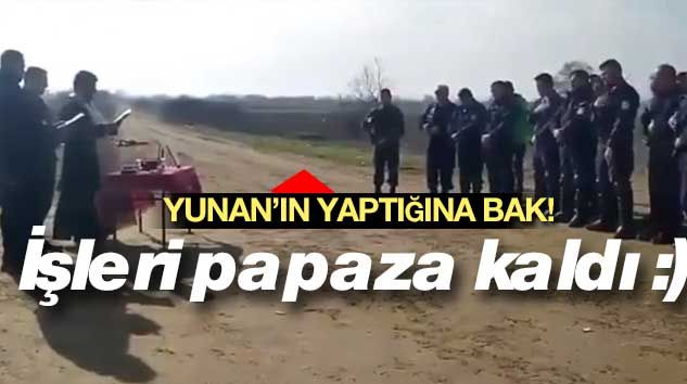 Papazlar sınıra indi! Türkiye sınırındaki askeri kutsadı