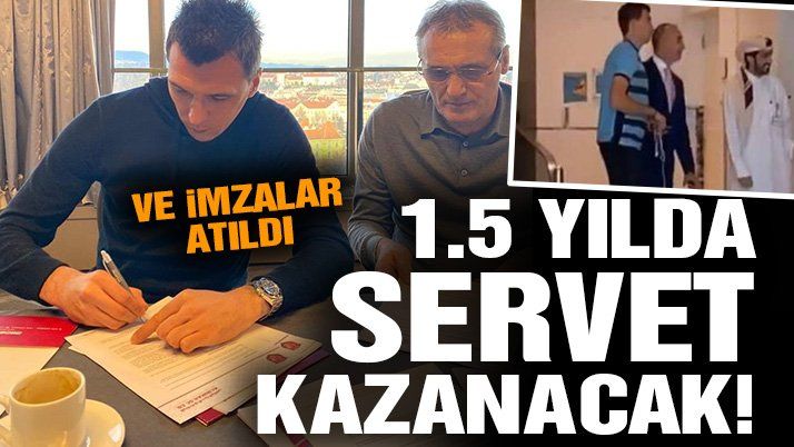 Mario Mandzukic servet kazanacak!