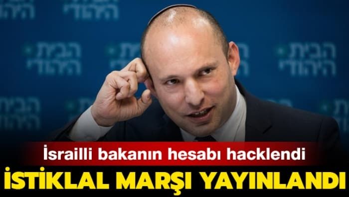 İsrailli bakanın hesabı hacklendi!