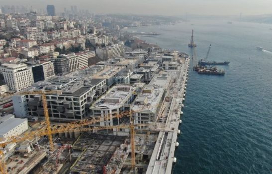 Dev proje havadan görüntülendi!