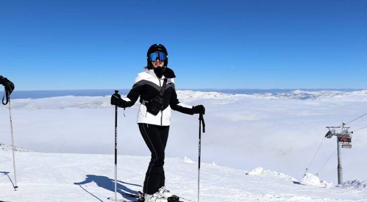 Sis denizinde kayak keyfi