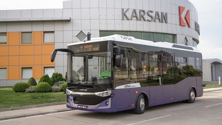 Türkiye Elektrikli Minibüs ve Otobüs İhracatının Yüzde 90’ı Karsan’dan!
