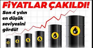 Petrol fiyatları sert düştü