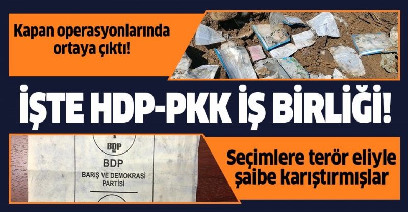 Bitlis’te terör örgütü PKK sığınağından oy pusulaları çıktı