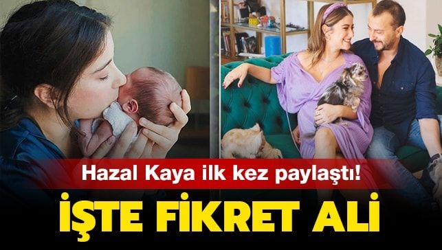 Hazal Kaya Fikret Ali’yi ilk kez paylaştı! İşte mutlu aile pozu