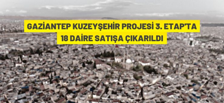 Gaziantep’te daire satış ihalesi
