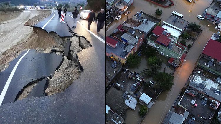 Son dakika haberi: Dün akşamdan beri kâbus yaşanıyor! Köprü kapatıldı, yollar çöktü