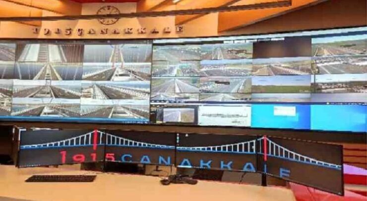 1915 Çanakkale Köprüsü ve otoyolu Akıllı Ulaşım Sistemi ile donatıldı