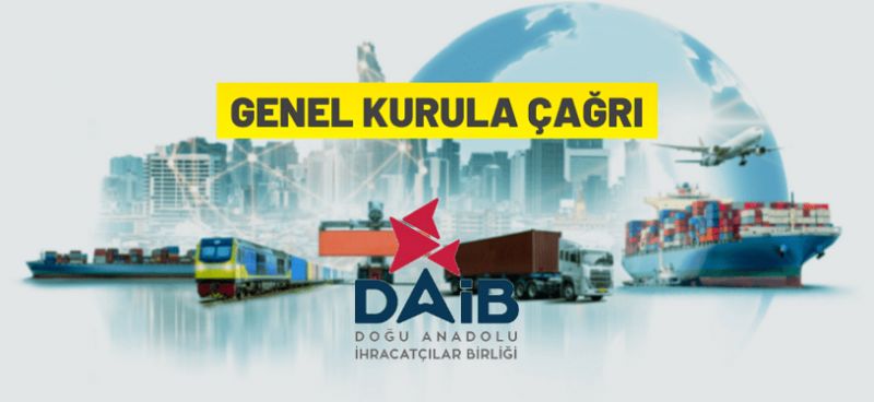 Doğu Anadolu İhracatçılar Birliği’nden Genel Kurul daveti