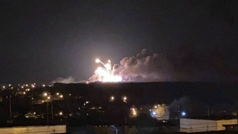 Rusya’nın Ukrayna sınırında Rus ordusuna ait mühimmat deposu patladı: 4 yaralı