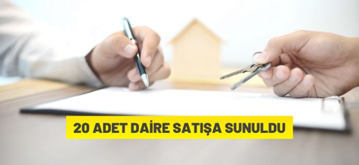 İstanbul’da 20 adet daire satılacak